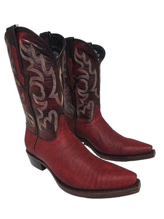 dingo Other - Dingo Men's DI 107 The Duke Snip Leather Pull On Western Boot Cherry Size 9D